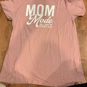 Mom Mode Short Sleeve Tee - Pink